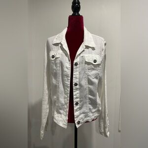 Hard Tail Classic White Jean Jacket